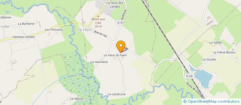localisation de l'entreprise MONSIEUR TANGUY VIVIER à LE HAM