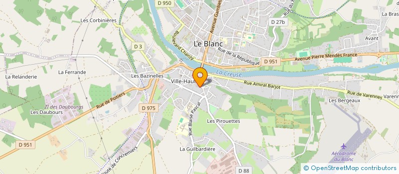 localisation de l'entreprise MONSIEUR TANGUY WINNE à LE BLANC