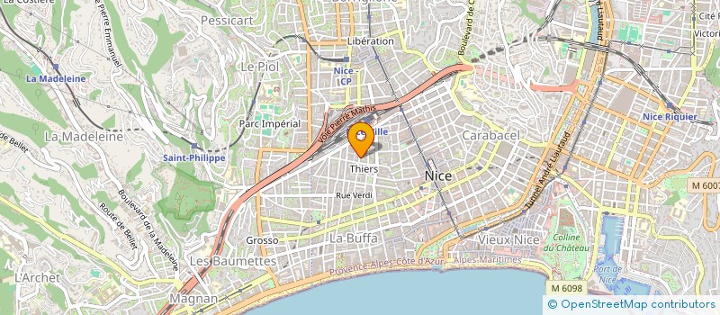 localisation de l'entreprise MONSIEUR TANJON NY RAVELONJANAHARY  NICE