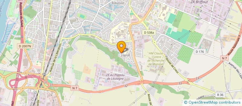 localisation de l'entreprise MONSIEUR TANNEGUY PORCHEROT  VALENCE