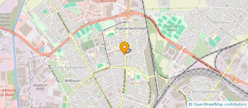 localisation de l'entreprise MONSIEUR TANOU SAVANE  REIMS