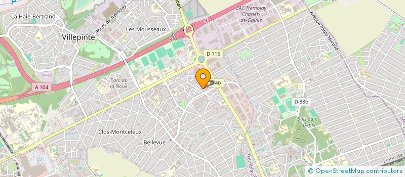 localisation de l'entreprise MONSIEUR TANVEER BIKRAMJEET SINGH à VILLEPINTE