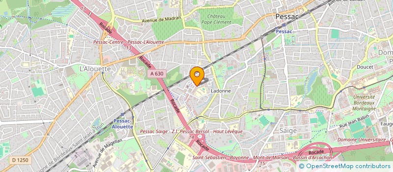 localisation de l'entreprise MONSIEUR TANYI BESONG  PESSAC