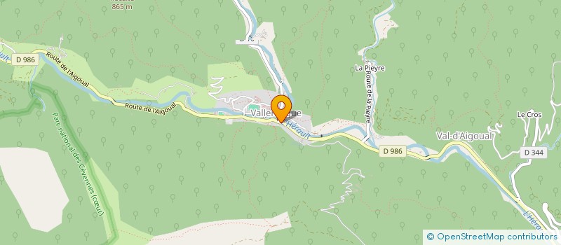 localisation de l'entreprise MONSIEUR TAO DASSIGNY  VAL-D'AIGOUAL