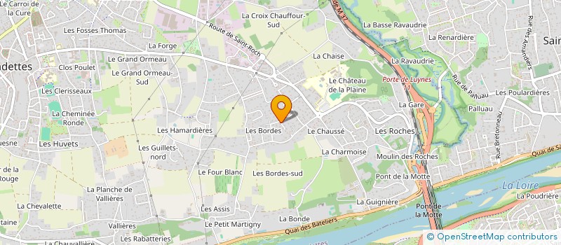 localisation de l'entreprise MONSIEUR TAO DELORGE  FONDETTES