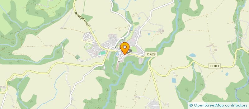 localisation de l'entreprise MONSIEUR TAO HERARD  SAISSAC