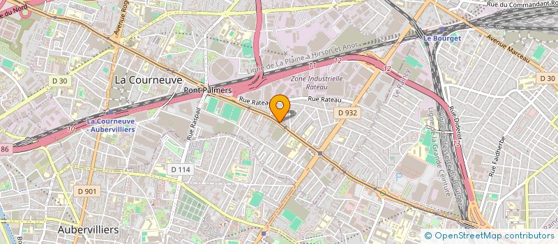 localisation de l'entreprise MONSIEUR TAO JIANG à LA COURNEUVE