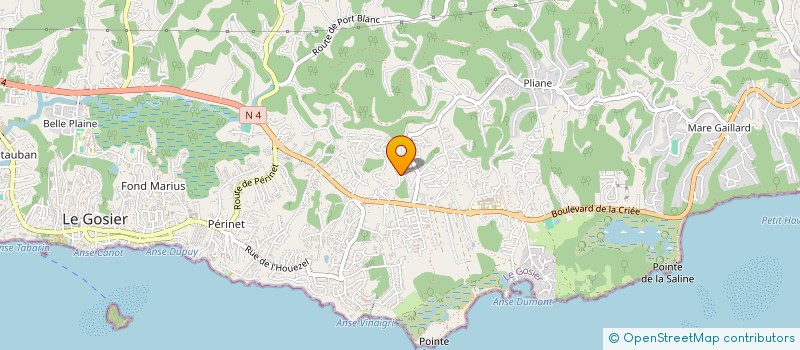 localisation de l'entreprise MONSIEUR TAO LOGNOS  LE GOSIER