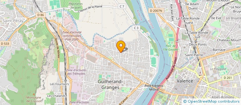 localisation de l'entreprise MONSIEUR TAO MEUNIER  GUILHERAND-GRANGES