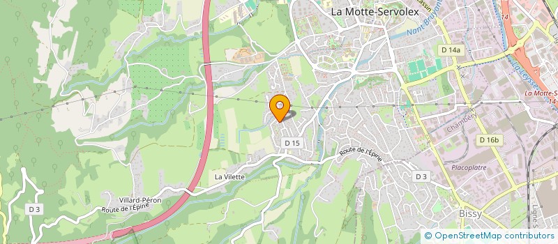 localisation de l'entreprise MONSIEUR TAO PECHERAND-MOLLIEX  LA MOTTE-SERVOLEX