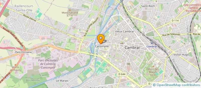 localisation de l'entreprise MONSIEUR TAO PINHEIRO  CAMBRAI