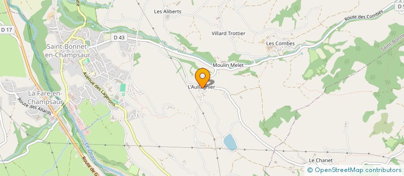 localisation de l'entreprise MONSIEUR TAO QUEMERE  SAINT-BONNET-EN-CHAMPSAUR