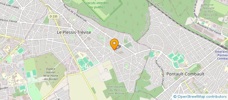 localisation de l'entreprise MONSIEUR TAOFIQ ISSIFOU  LE PLESSIS-TREVISE