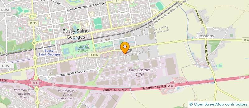 localisation de l'entreprise MONSIEUR TAOUFIC ABBAL  BUSSY-SAINT-GEORGES