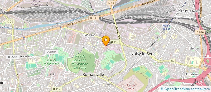 localisation de l'entreprise MONSIEUR TAOUFIC BENALI à ROMAINVILLE