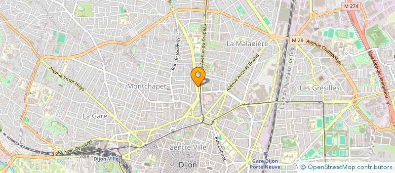 localisation de l'entreprise MONSIEUR TAOUFICK TOUNKOU  DIJON