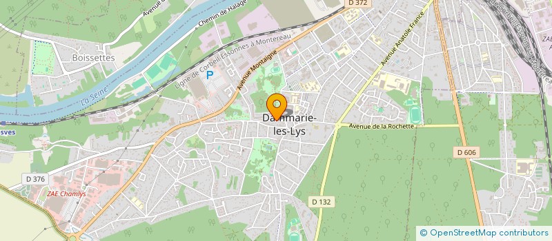 localisation de l'entreprise MONSIEUR TAOUFIK ACHECH à DAMMARIE-LES-LYS