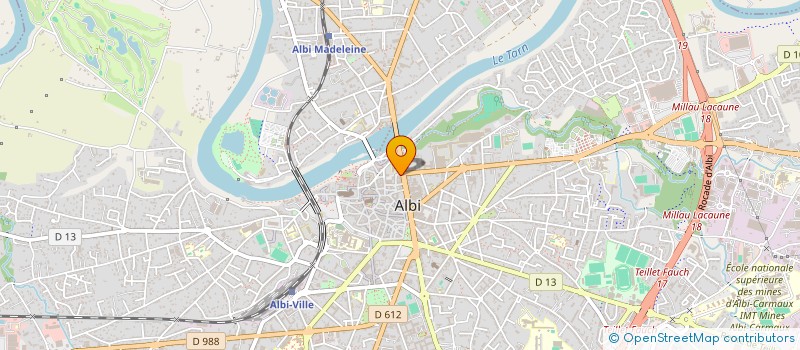 localisation de l'entreprise MONSIEUR TAOUFIK AIT M'HAND à ALBI