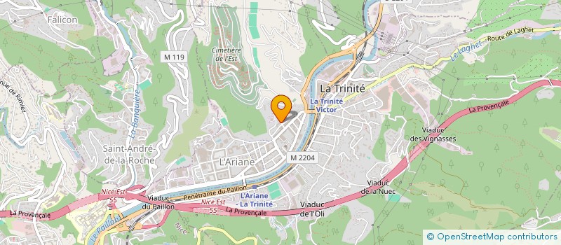 localisation de l'entreprise MONSIEUR TAOUFIK AIT OUFLI  NICE