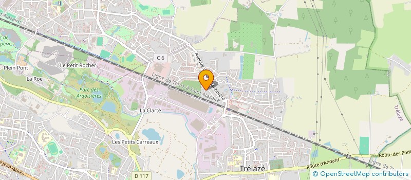 localisation de l'entreprise MONSIEUR TAOUFIK BABA  TRELAZE