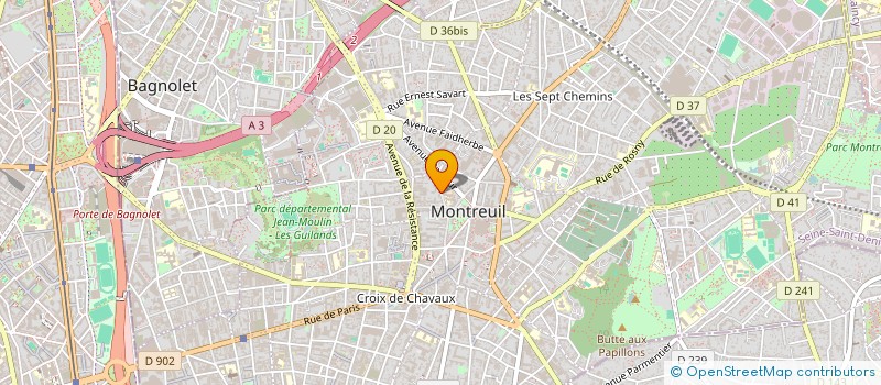 localisation de l'entreprise MONSIEUR TAOUFIK BEN AMOR à MONTREUIL
