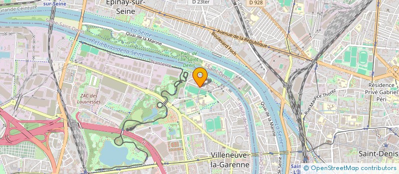 localisation de l'entreprise MONSIEUR TAOUFIK BOUZOUBAA  VILLENEUVE-LA-GARENNE