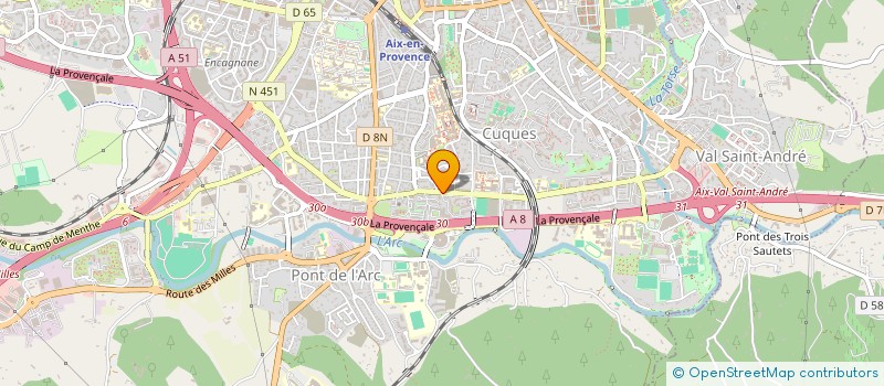 localisation de l'entreprise MONSIEUR TAOUFIK CHEBBI  AIX-EN-PROVENCE