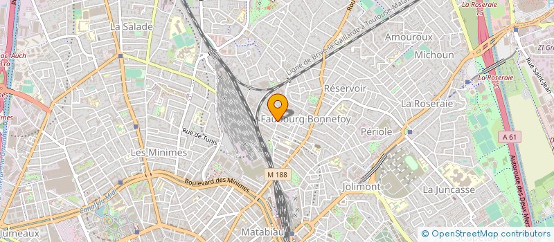 localisation de l'entreprise MONSIEUR TAOUFIK CHOURAQI-LE PAPE  TOULOUSE