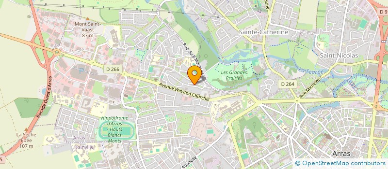 localisation de l'entreprise MONSIEUR TAOUFIK FEZAI à ARRAS