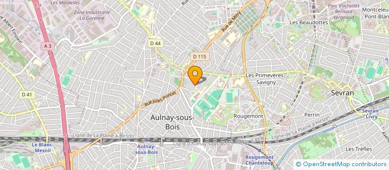 localisation de l'entreprise MONSIEUR TAOUFIK HAMDAOUI  AULNAY-SOUS-BOIS