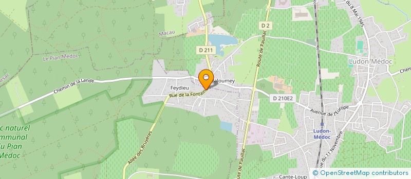 localisation de l'entreprise MONSIEUR TAOUFIK HAMDAOUI  LE PIAN-MEDOC