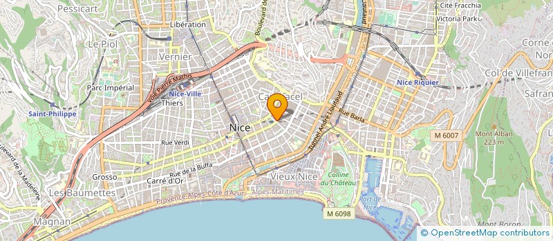 localisation de l'entreprise MONSIEUR TAOUFIK HAMMI  NICE