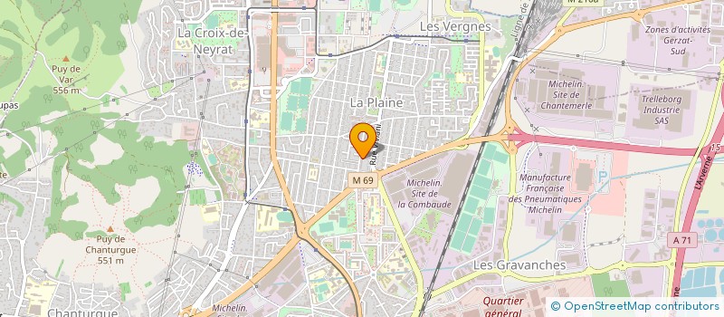 localisation de l'entreprise MONSIEUR TAOUFIK KALLAL  CLERMONT-FERRAND