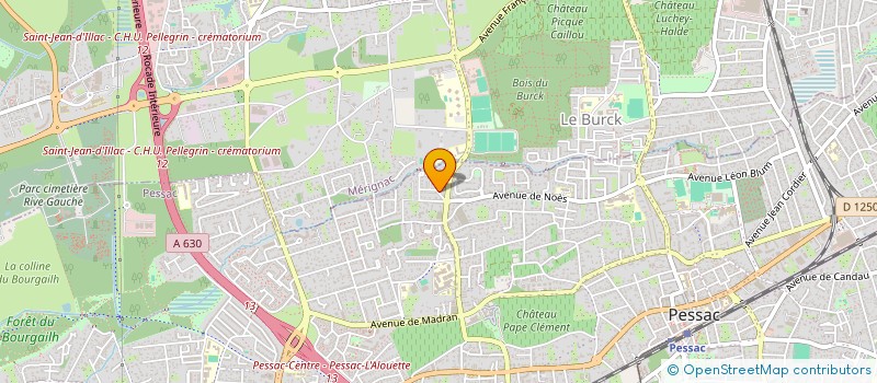 localisation de l'entreprise MONSIEUR TAOUFIK KRIDALLAH à PESSAC