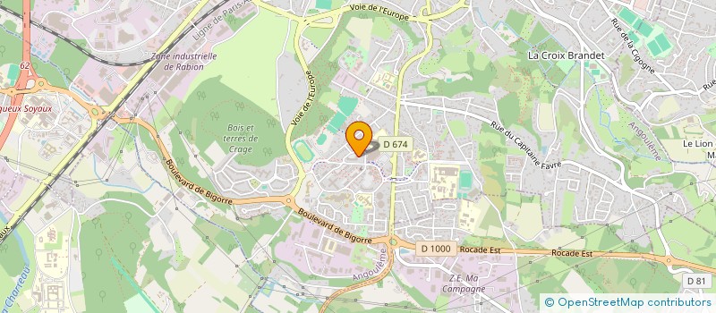 localisation de l'entreprise MONSIEUR TAOUFIK LAMDAGHRI à ANGOULEME