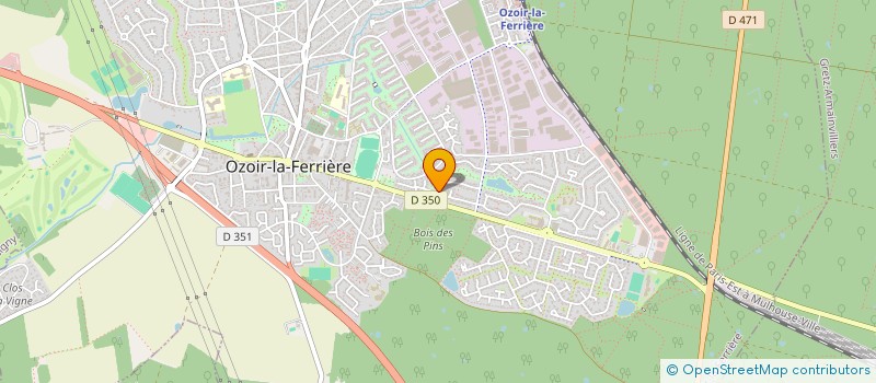 localisation de l'entreprise MONSIEUR TAOUFIK LEBBAR  OZOIR-LA-FERRIERE