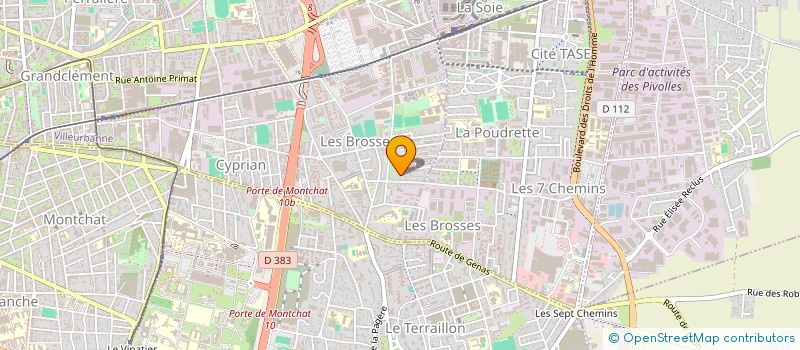 localisation de l'entreprise MONSIEUR TAOUFIK LOUHICHI  VILLEURBANNE