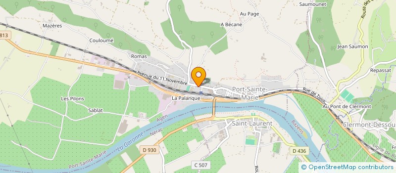 localisation de l'entreprise MONSIEUR TAOUFIK MANNOUCHE  PORT-SAINTE-MARIE