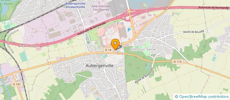 localisation de l'entreprise MONSIEUR TAOUFIK OUJOUHRA à AUBERGENVILLE