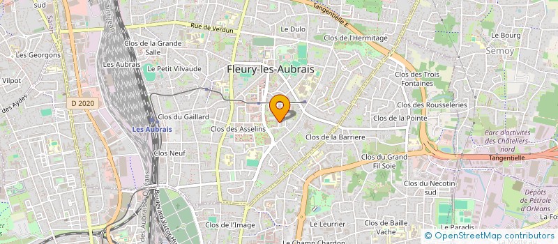 localisation de l'entreprise MONSIEUR TAOUFIK PEZY à FLEURY-LES-AUBRAIS