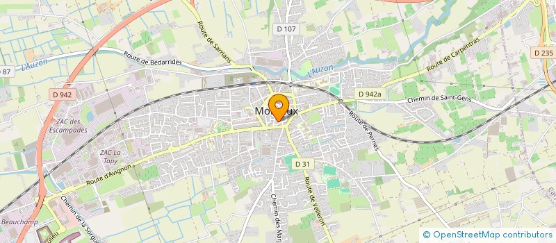 localisation de l'entreprise MONSIEUR TAOUFIK SAHRAOUI  MONTEUX