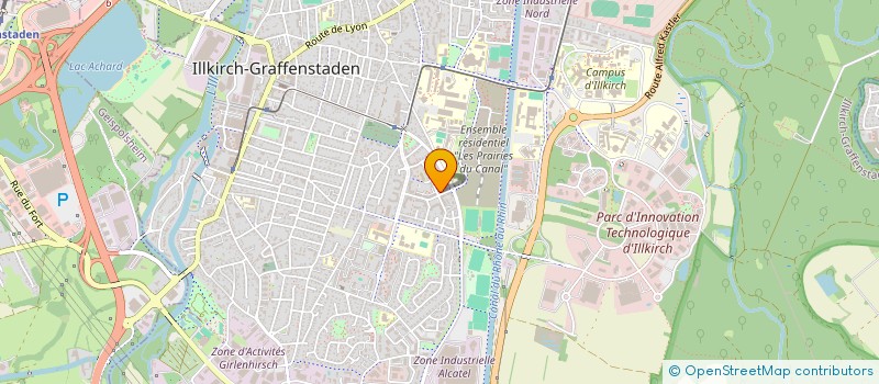 localisation de l'entreprise MONSIEUR TAOUFIK TRAIKIA  ILLKIRCH-GRAFFENSTADEN
