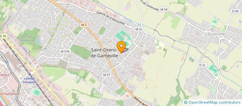 localisation de l'entreprise MONSIEUR TAOUHIDI CONDRO  SAINT-ORENS-DE-GAMEVILLE