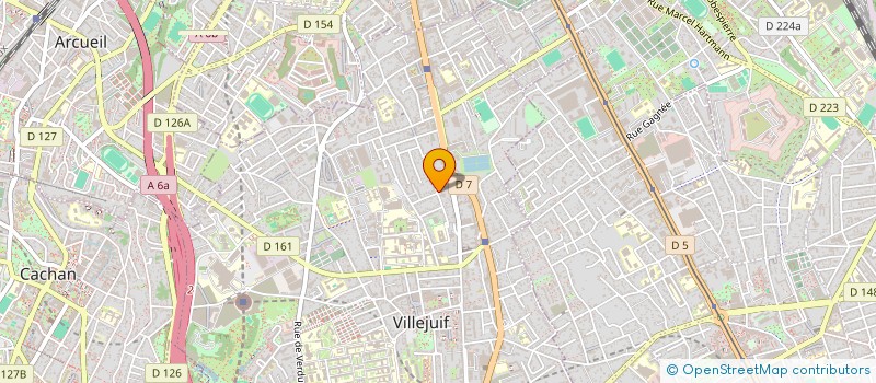 localisation de l'entreprise MONSIEUR TAOUMI HEBBAR à VILLEJUIF