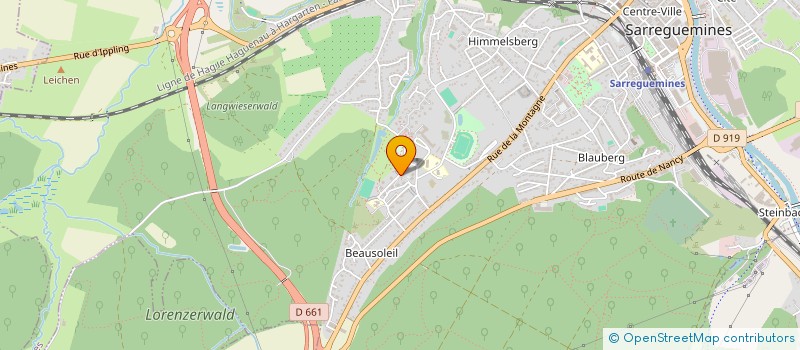 localisation de l'entreprise MONSIEUR TAPA AKHMEDOVITCH VATSAEV  SARREGUEMINES