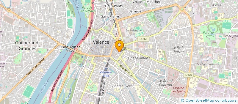 localisation de l'entreprise MONSIEUR TAPA SISSAKO  VALENCE