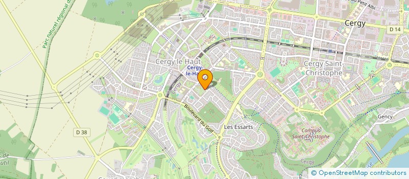 localisation de l'entreprise MONSIEUR TAPHSIR KANE  CERGY