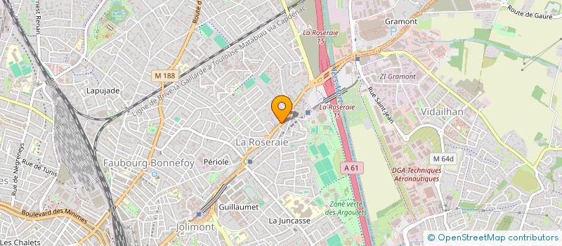 localisation de l'entreprise MONSIEUR TARAK BACH HAMBA  TOULOUSE