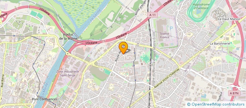 localisation de l'entreprise MONSIEUR TARAK BELGACEM à ANGERS