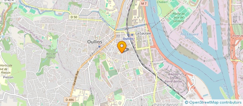 localisation de l'entreprise MONSIEUR TARAK BEN GUIZA  OULLINS-PIERRE-BENITE